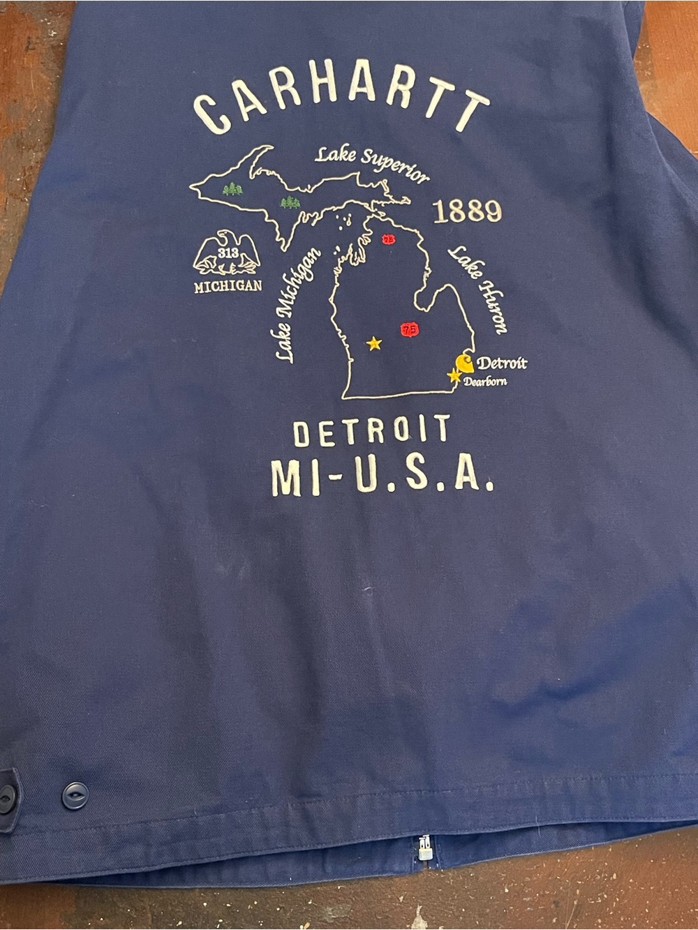 Carbartt WIP Work In Progress Detroit Jacket XL - Picture 9 of 14